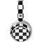 Black and White Checkered Surface Headphones Skin